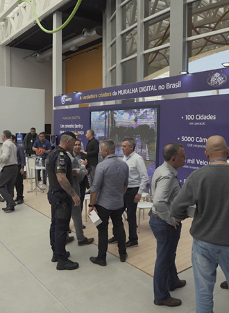 Muralha Digital Sentry no VIII Congresso Brasileiro de Guardas Municipais e Segurança Pública