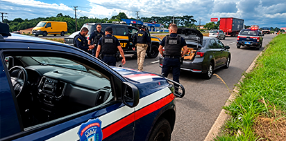 Sentry auxilia Guarda Municipal e PRF na apreensão de mais de 1,5 toneladas de drogas no Paraná!